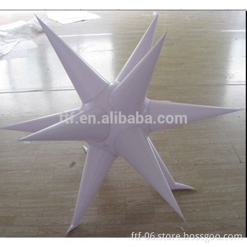 Inflatable white star balloon, inflatable small star